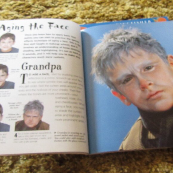 Soft-cover Kingfisher Halloween FX FACES make-up costuming book - Picture 10 of 15